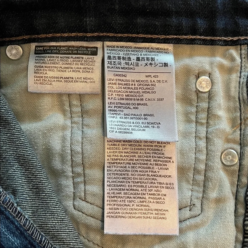Levi’s 511 Straight Leg Size 34 x 30